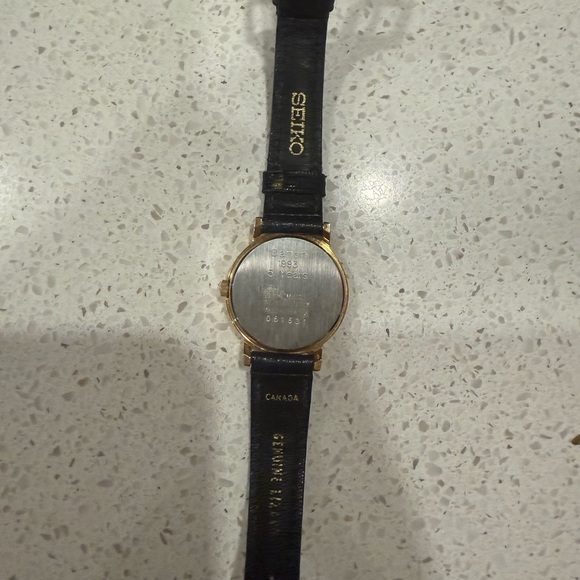 Seiko vintage quartz watch 4k220089 woman Moon Phase - Picture 8 of 12